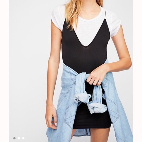 Free People Seamless High Platform Slip NWOT - Picture 3 of 5